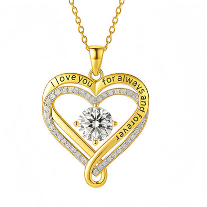 Eternal Heart Double-Layer Necklace