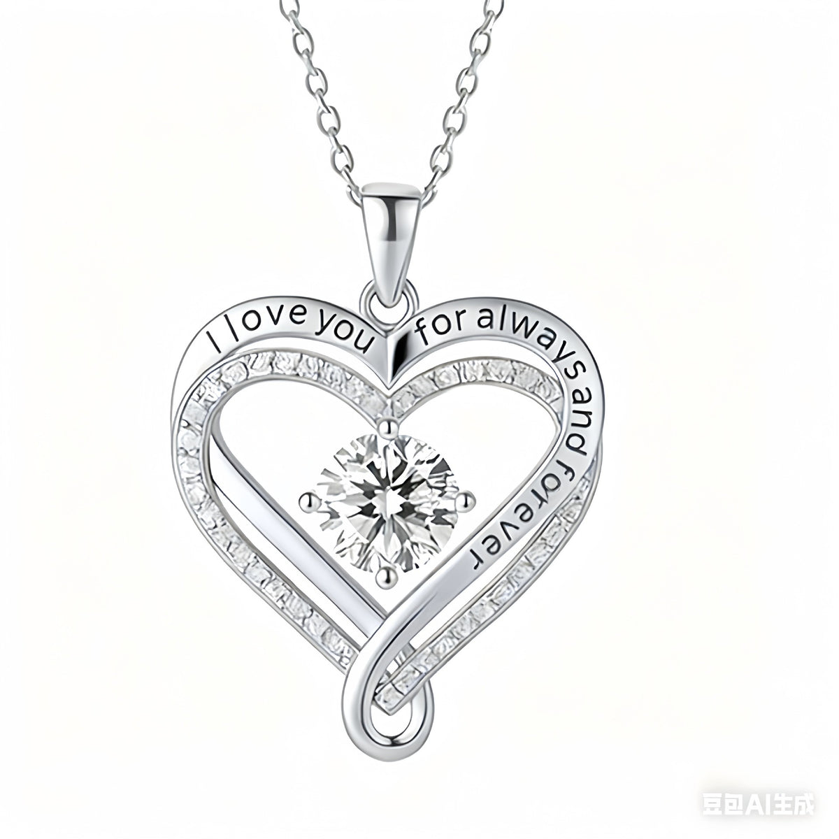Eternal Heart Double-Layer Necklace