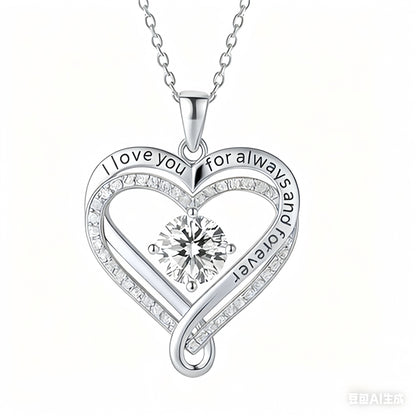 Eternal Heart Double-Layer Necklace