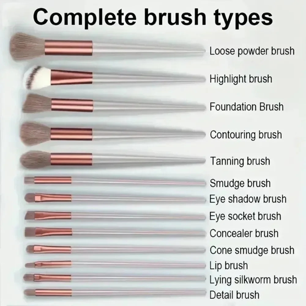 13-Pieces Professional Makeup Brush Set