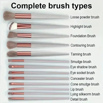 13-Pieces Professional Makeup Brush Set