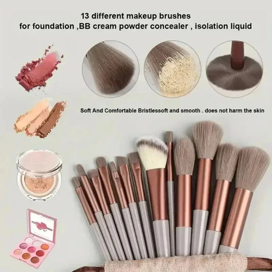 13-Pieces Professional Makeup Brush Set