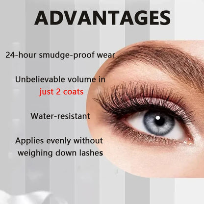 9D Fiber Waterproof Curling Mascara Set