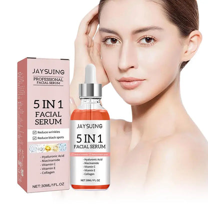 5 In 1 Hydrating Facial Serum with Hyaluronic Acid & Vitamin C