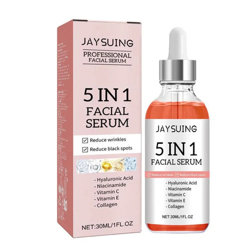 5 In 1 Hydrating Facial Serum with Hyaluronic Acid & Vitamin C