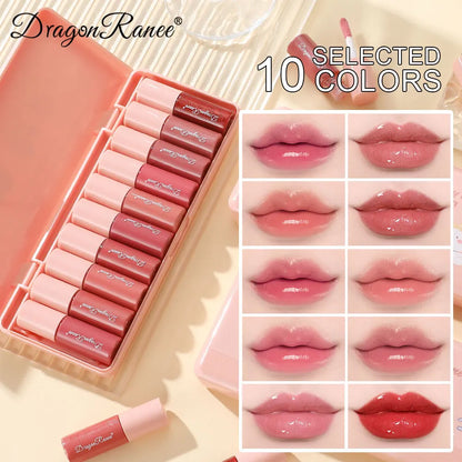 10 - Pieces Shimmer Lip Gloss Set